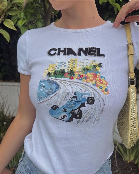 chanel f1 tee dupe|chanel's formula 1 tees.